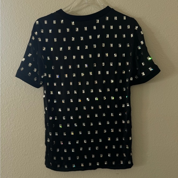 Dolce and GABBANA T Shirt Crystals or Gems Emebellished Black - Picture 6 of 7